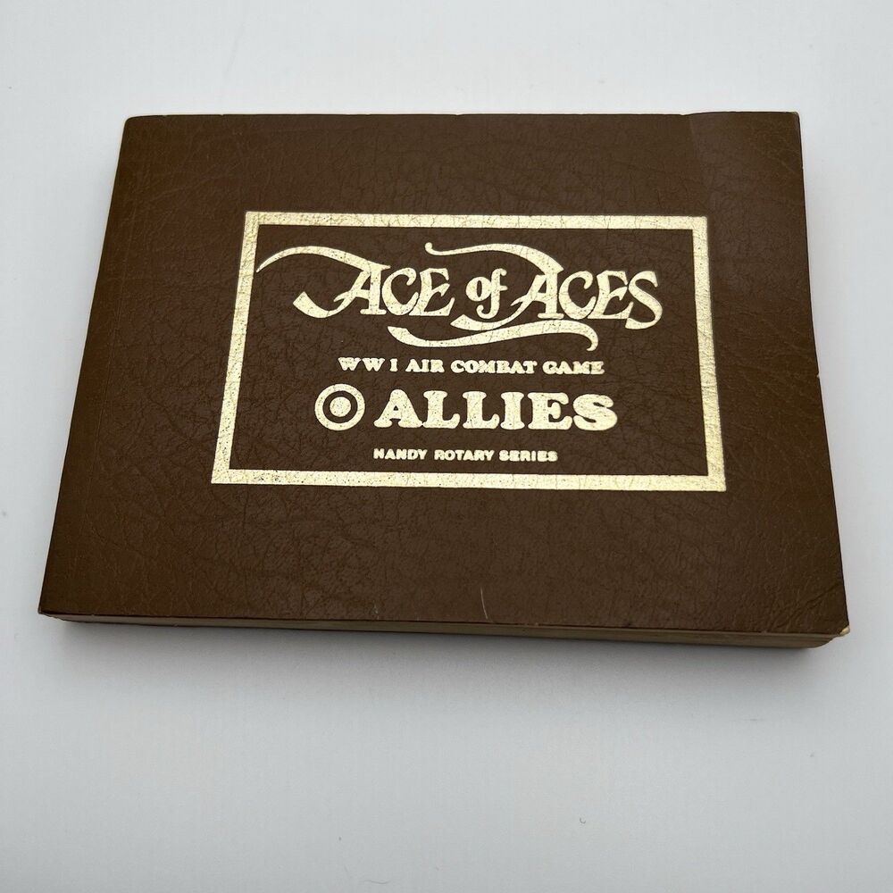 Ace Of Aces WW1 Air Combat Game Balloon Buster ALLIES | BOOK ONLY -  1981